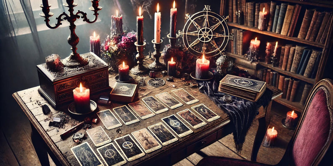 Le tirage des 12 maisons - Cartomancie et Divination