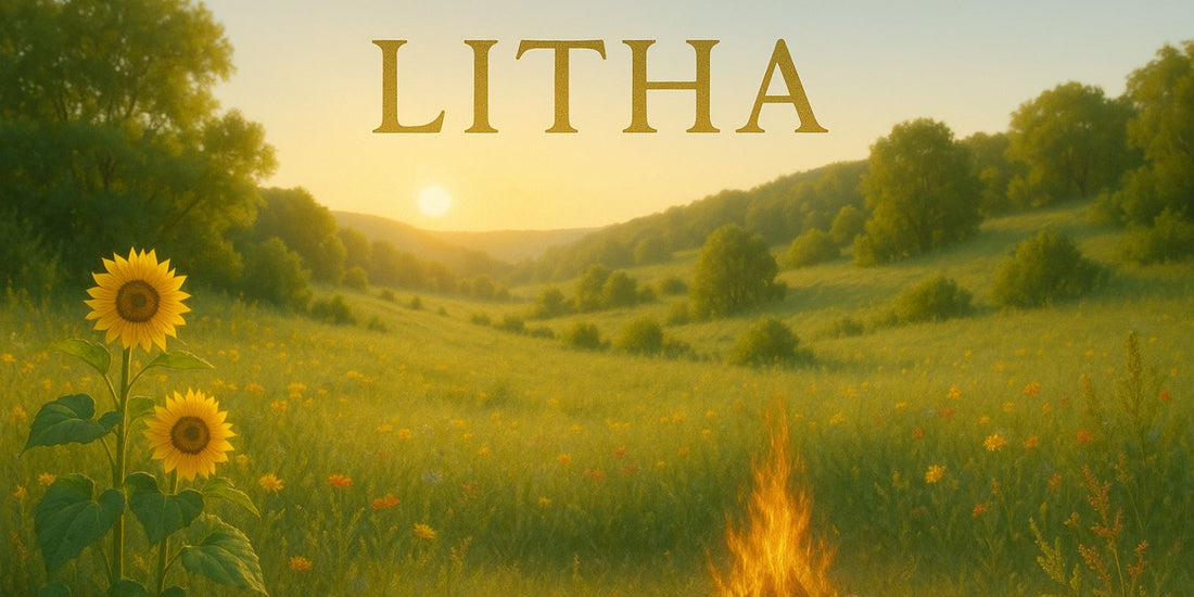 Litha : Le soctice d'été, joli clairière en plein été