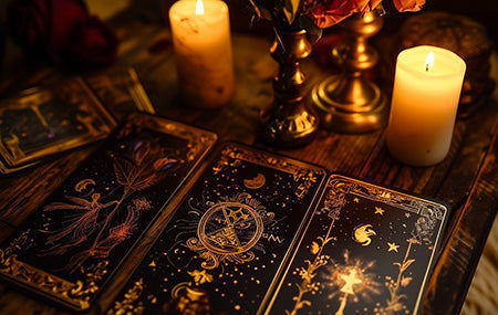 Boutique ésotérique en ligne - Illustration L'histoire du tarot Lenormand - SOEURS
