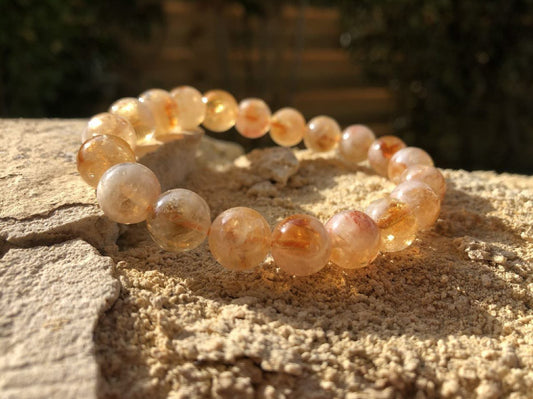 Boutique ésotérique - Lithothérapie Bracelet en Pierre Citrine  - SOEURS