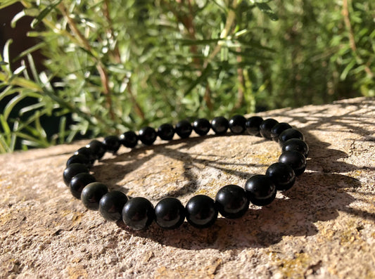 Boutique ésotérique - Lithothérapie Bracelet Pierre Roulée Obsidienne - SOEURS