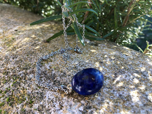 Boutique ésotérique - Lithothérapie Pendentif boule en Lapis Lazuli - SOEURS