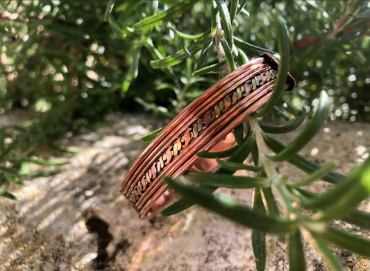 Boutique ésotérique - Bracelet Magnétique en Cuivre modèle "Vague" - SOEURS