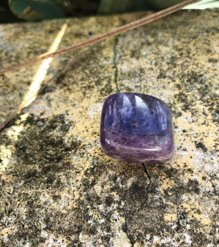 Boutique ésotérique - Lithothérapie Améthyste Rubanée Pierre Cubique - SOEURS