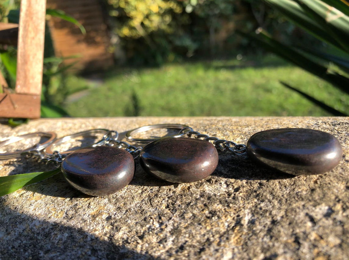 Boutique de Lithothérapie - Porte clés en Hématite - SOEURS