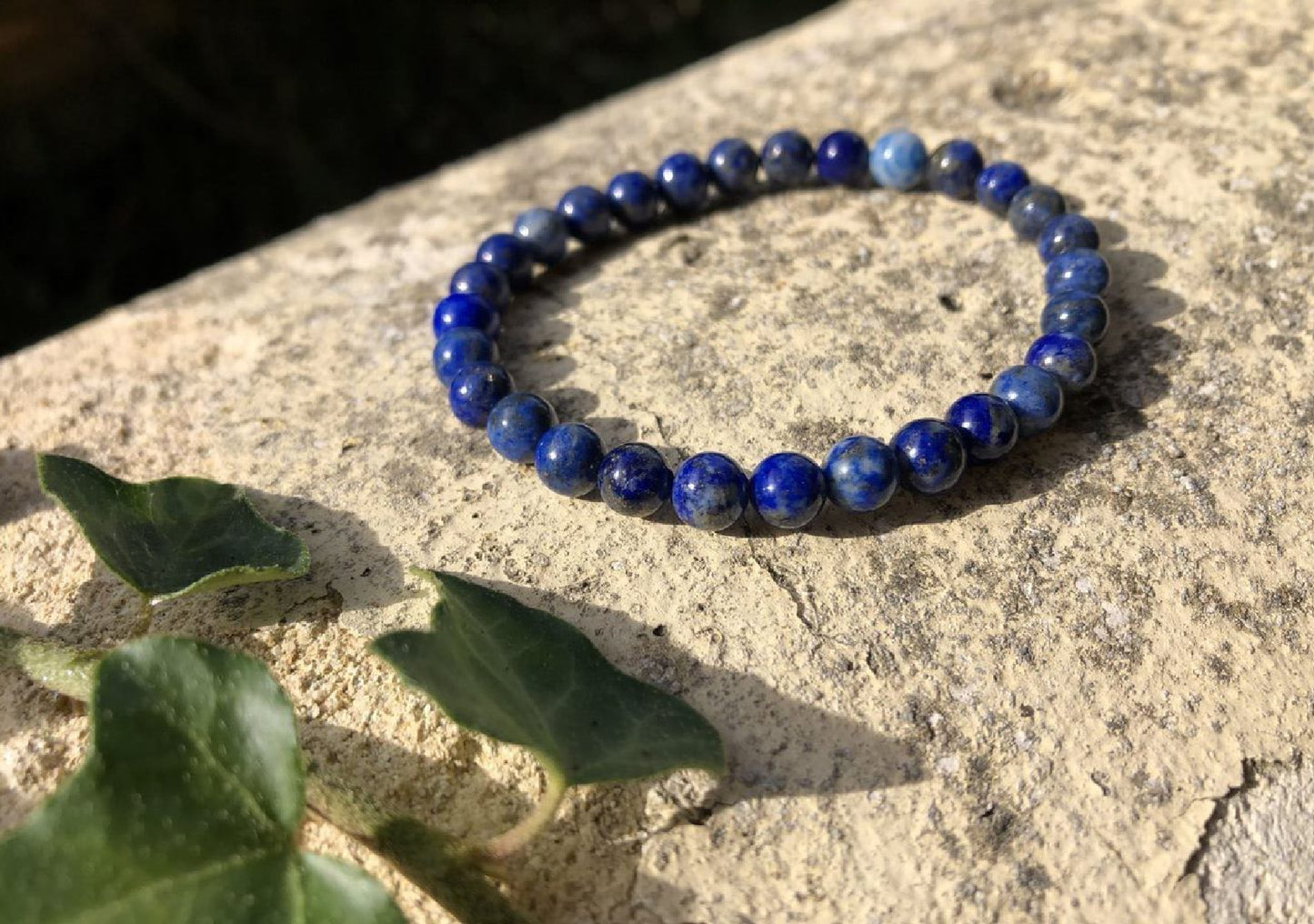 Boutique ésotérique - Lithothérapie Bracelet en Lapis Lazuli - SOEURS