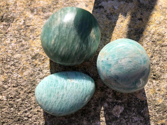 Boutique ésotérique - Lithothérapie Galet Amazonite - SOEURS