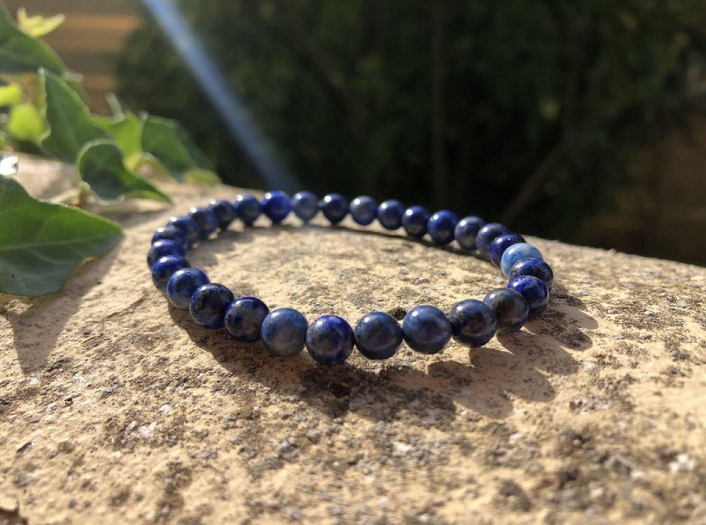 Boutique ésotérique - Lithothérapie Bracelet Pierre Lapis Lazuli - SOEURS