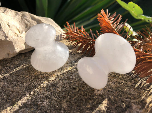 Boutique ésotérique en ligne - Champignon de massage en Cristal de Roche