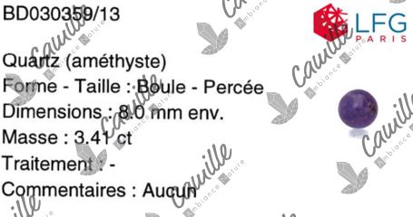 Boutique de Lithothérapie - Certifiact d'Authenticité - SOEURS