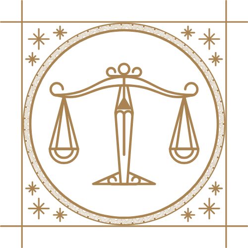 Symbole signe straologique Balance