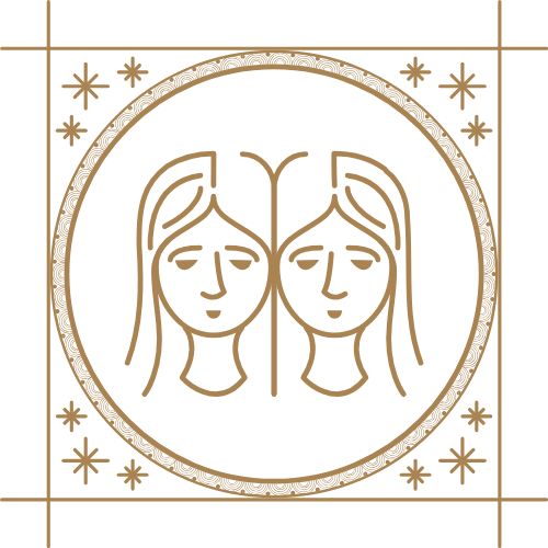 Symbole signe straologique Gémeaux