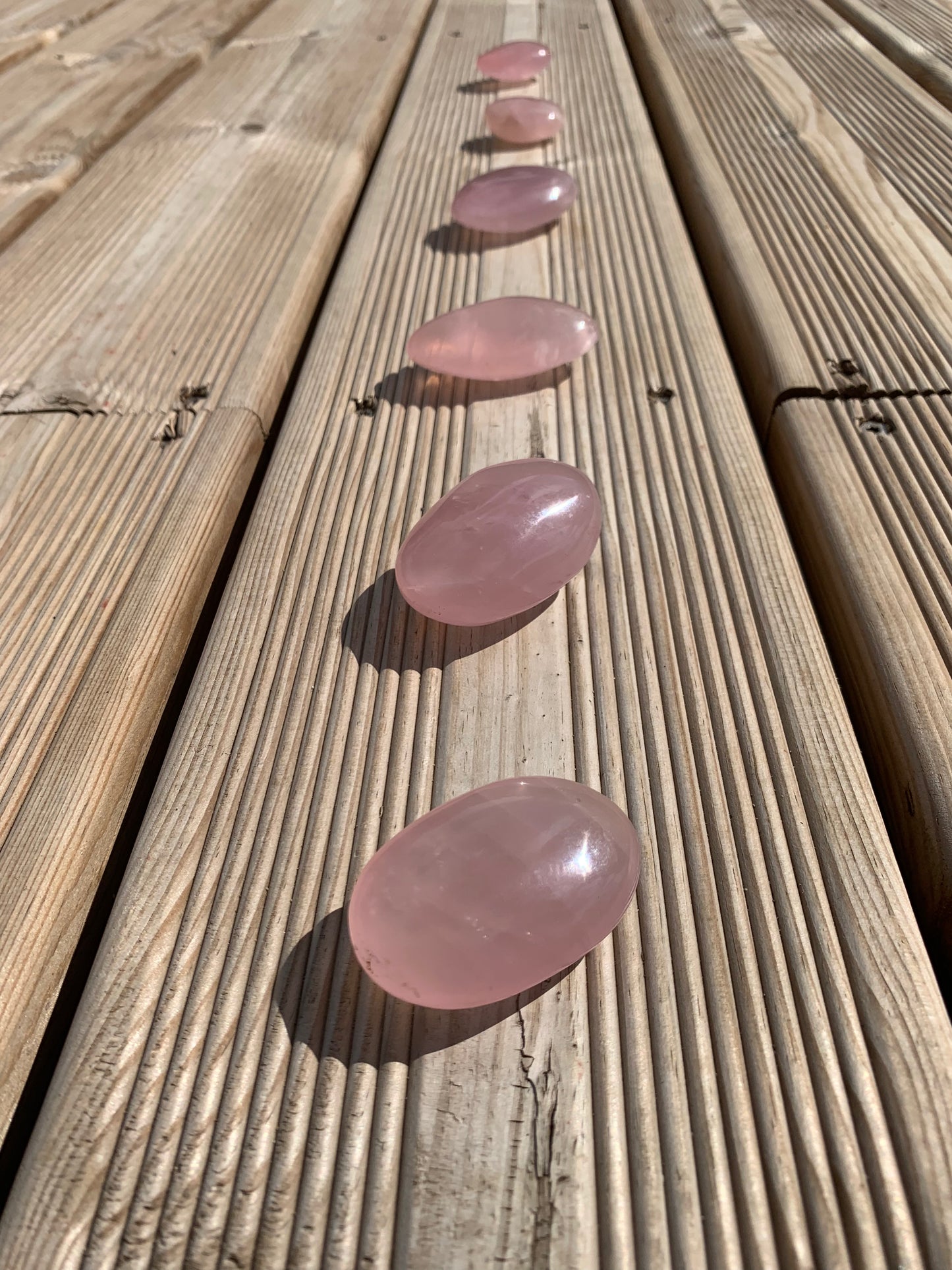 Galet en Quartz Rose