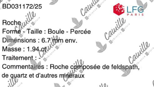 Boutique de Lithothérapie - Certifiact d'Authenticité - SOEURS