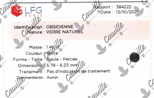 Boutique de Lithothérapie - Certifiact d'Authenticité - SOEURS