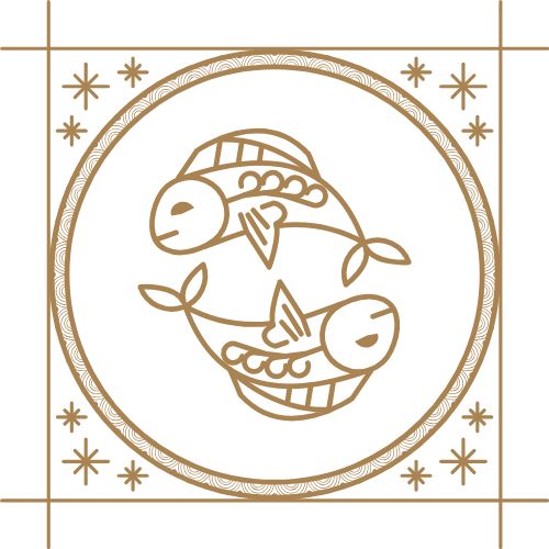 Symbole signe straologique Poisson