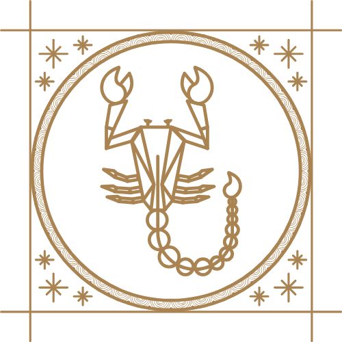 Symbole signe straologique Scorpion