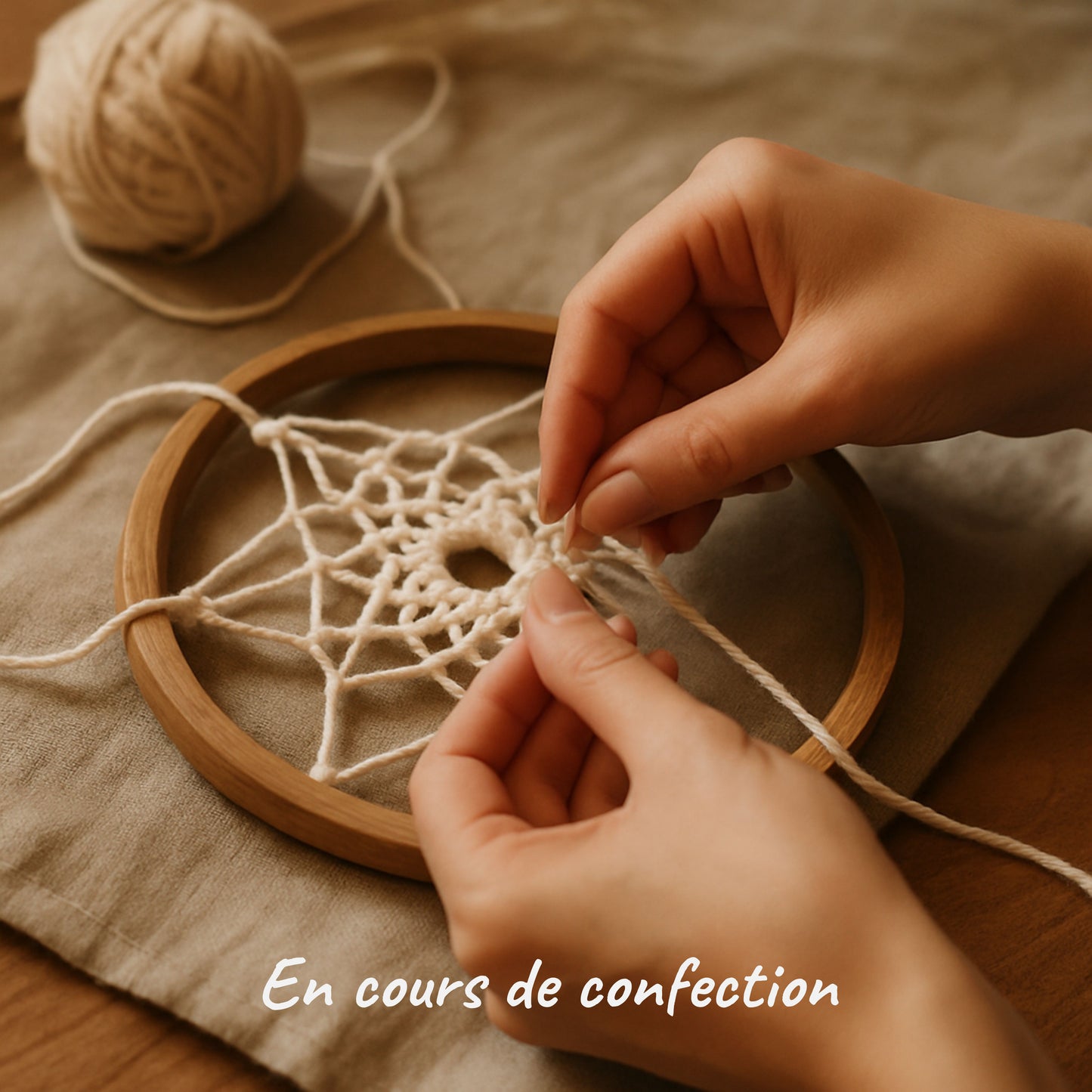 attrape rêve artisanal fait à la main
