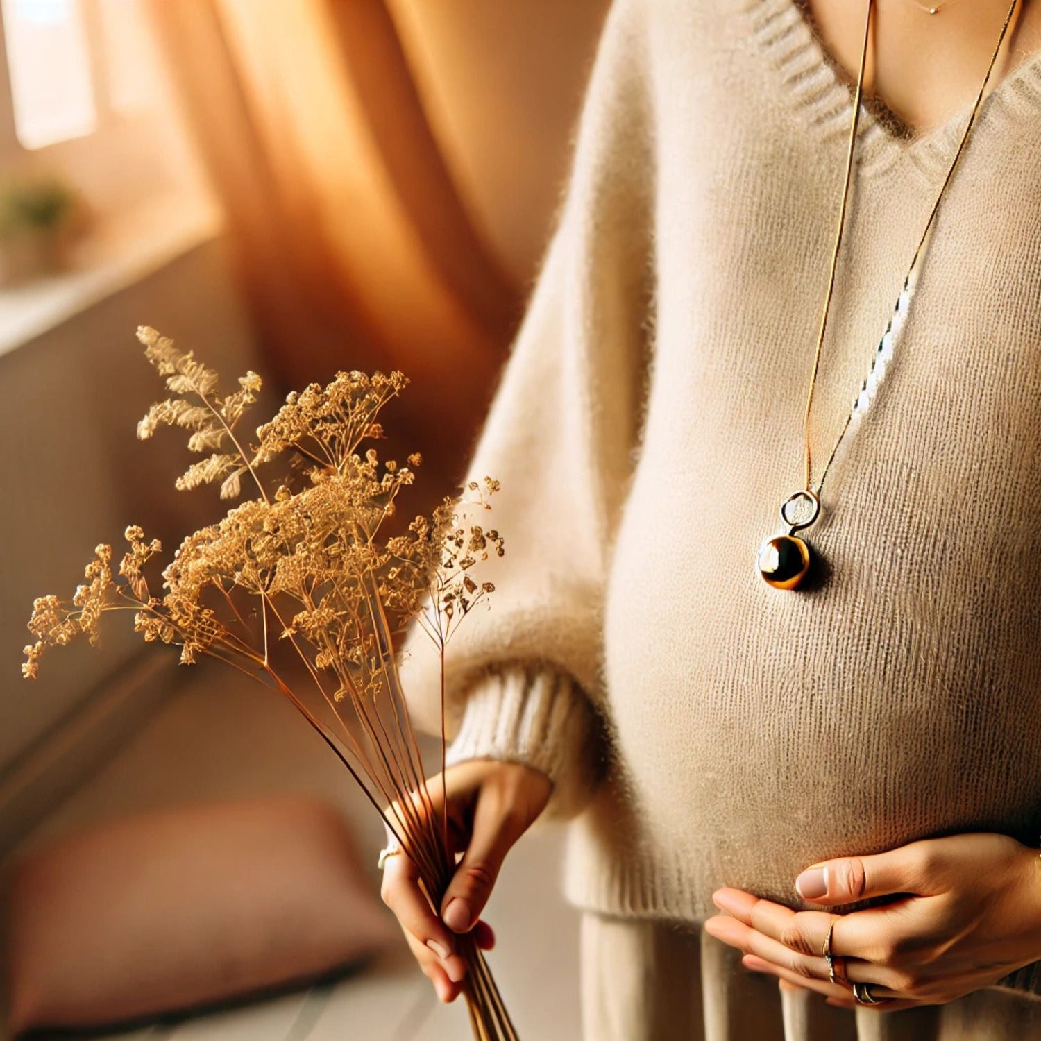 Boutique esotérique en ligne - Joli collier Bola de grossesse dans un univers serein et apaisant