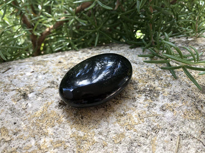 Boutique ésotérique - Lithothérapie Galet pierre Obsidienne - SOEURS