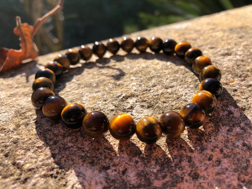 Boutique ésotérique - Lithothérapie Bracelet Pierre en Oeil de Tigre Taille 2 - SOEURS