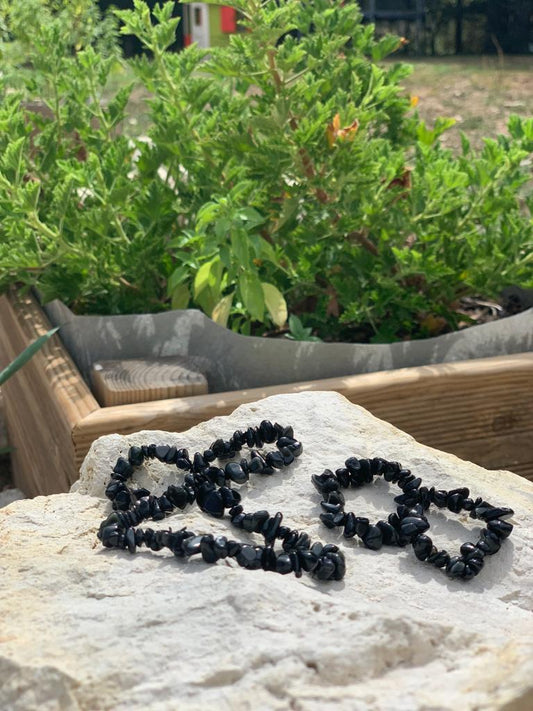 Bracelet Baroque Obsidienne Oeil Celeste