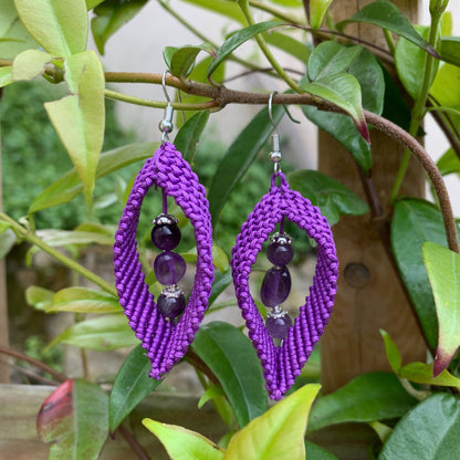 Boucles d’Oreilles Améthyste