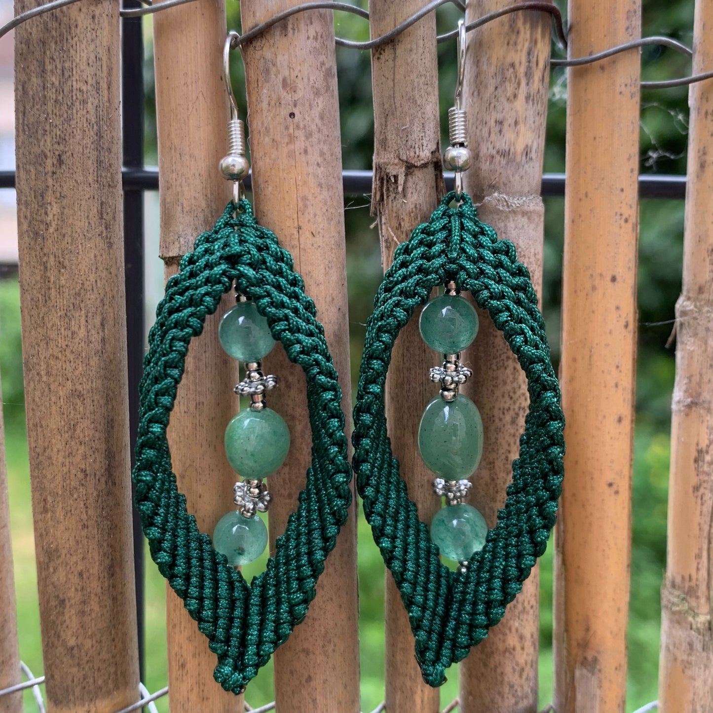 Boucles d’Oreilles Aventurine Verte