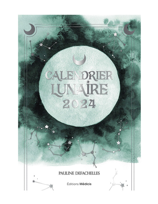 Boutique ésotérique - Calendrier Lunaire 2024 Couverture - SOEURS