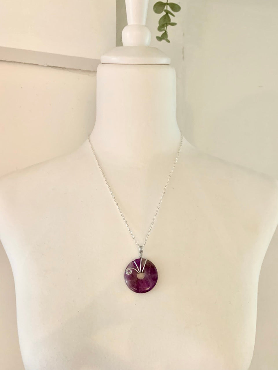 Pendentif Donut Améthyste #1