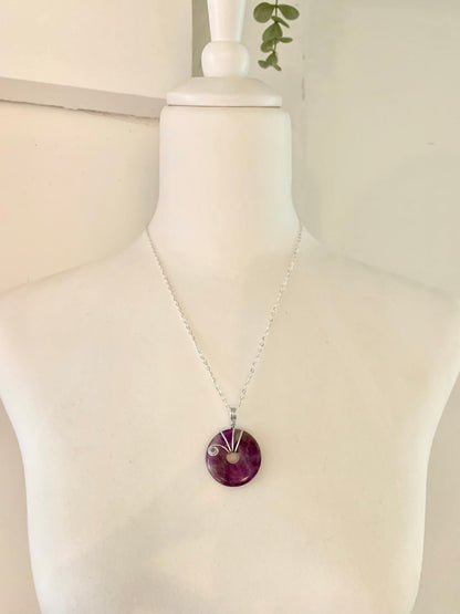 Pendentif Donut Améthyste #1