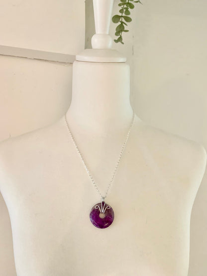 Pendentif Donut Améthyste #2
