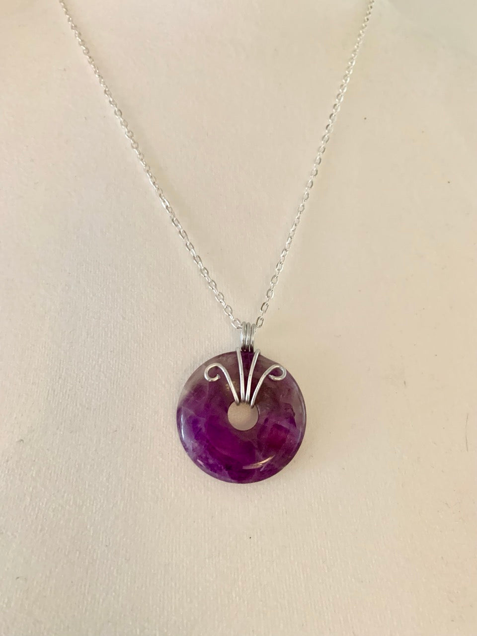 Pendentif Donut Améthyste #2